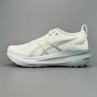 ASICS 白绿色 工程网面鞋面 轻量 Road Runner 跑鞋
