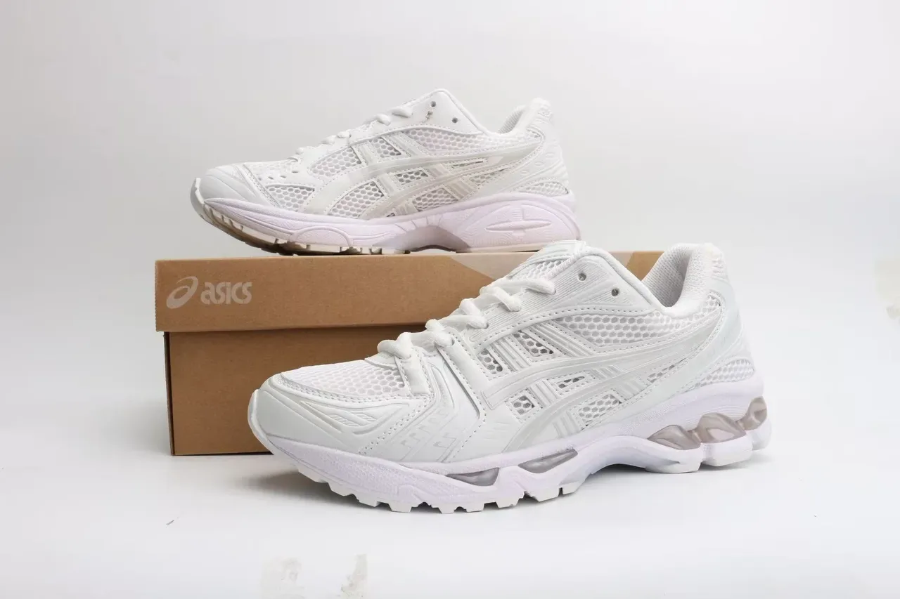 ASICS Chaussures de running blanches à maillage transparent et recouvrement synthétique 2