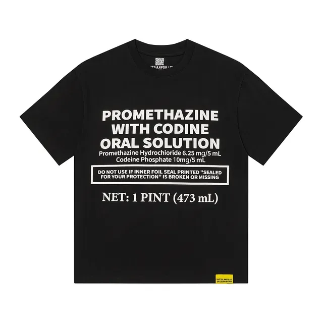 Awake NY Pharmaceutical Label Graphic T-Shirt 4
