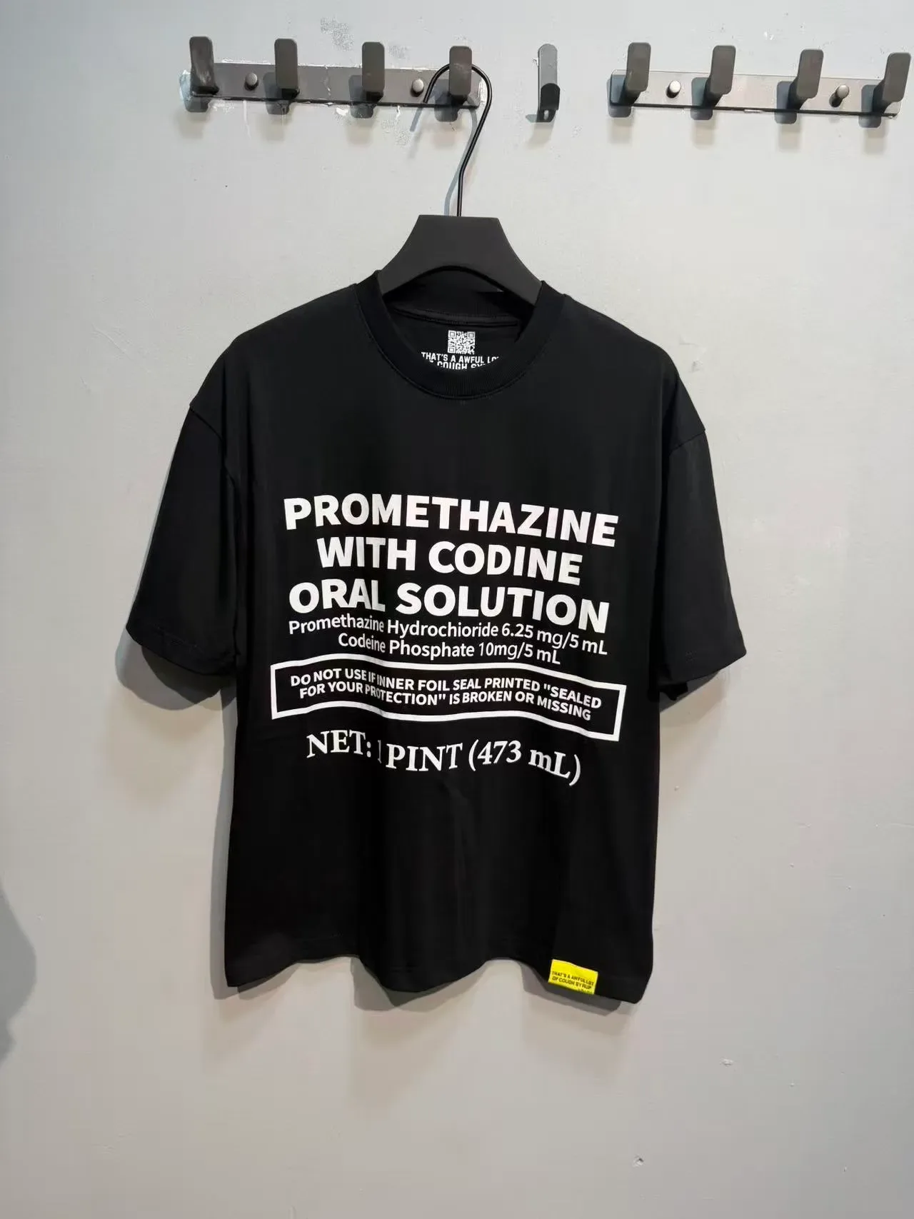 Awake NY Pharmaceutical Label Graphic T-Shirt 11
