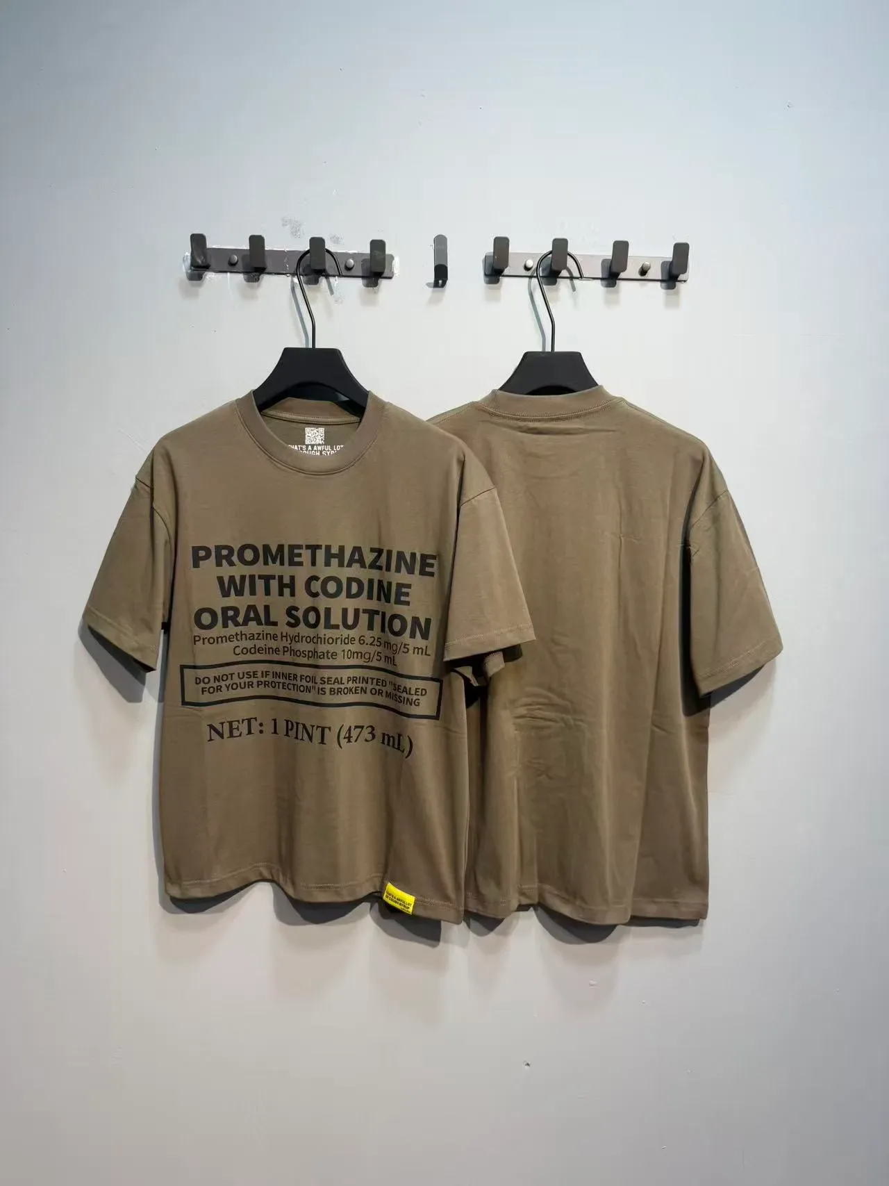 Awake NY Pharmaceutical Label Graphic T-Shirt 12