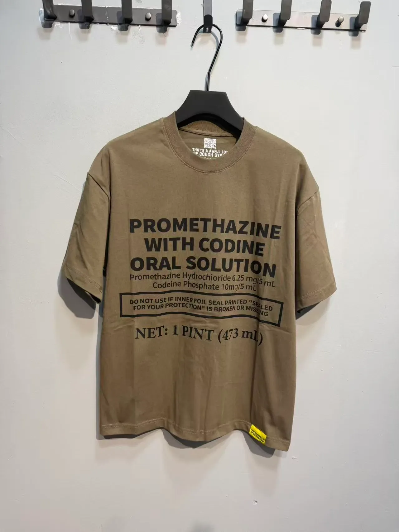 Awake NY Pharmaceutical Label Graphic T-Shirt 14