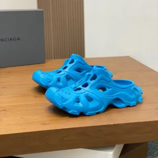 Balenciaga Defender Clog Blue Molded Clog