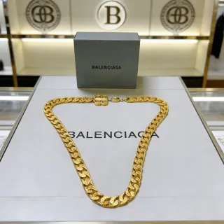 Collar Balenciaga Cadena Curb-Link Dorado