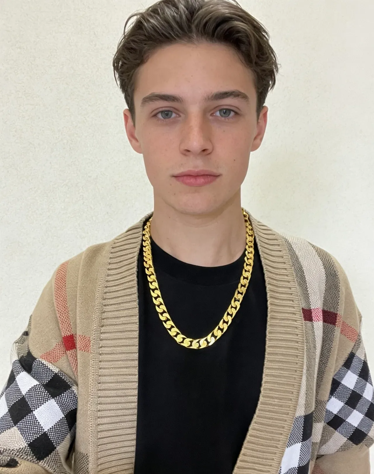 Balenciaga Gold Curb-Link Chain Necklace 3