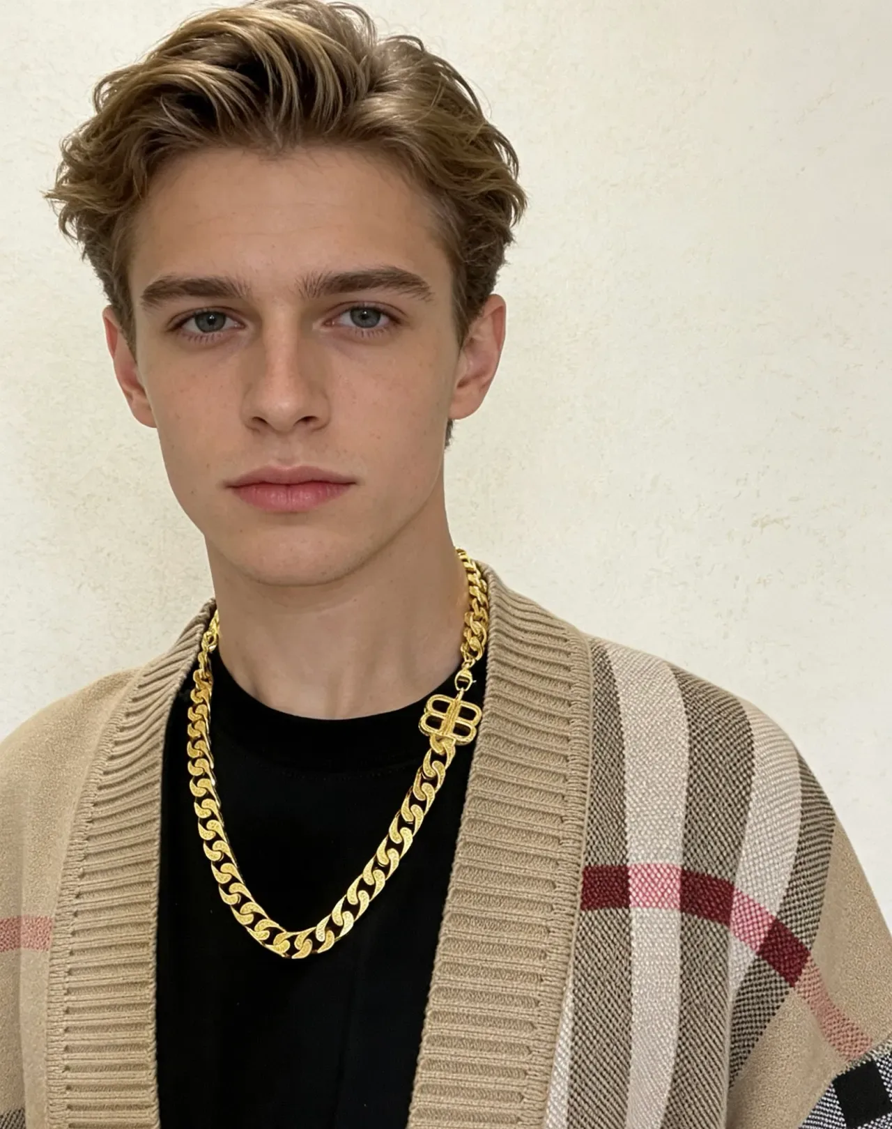 Balenciaga Gold Curb-Link Chain Necklace 8