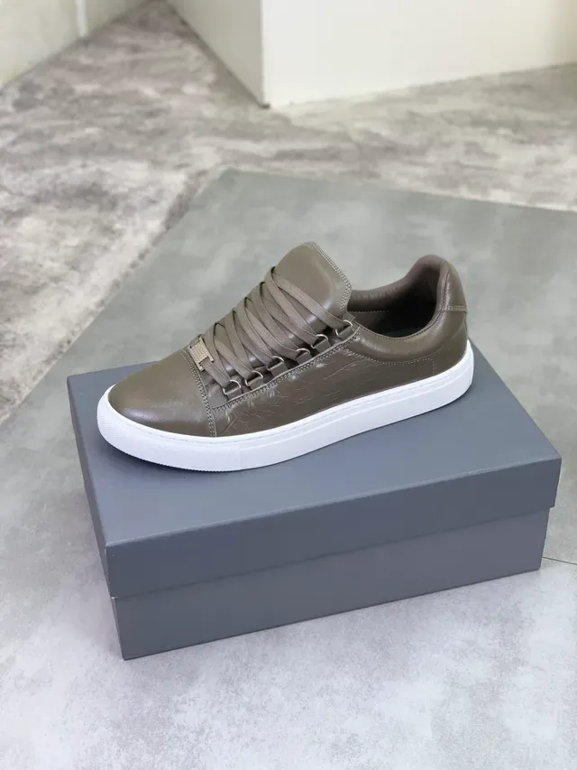 Balenciaga ধূসর সাদা চামড়া প্ল্যাটফর্ম সোল লাইফস্টাইল স্নিকার্স 4