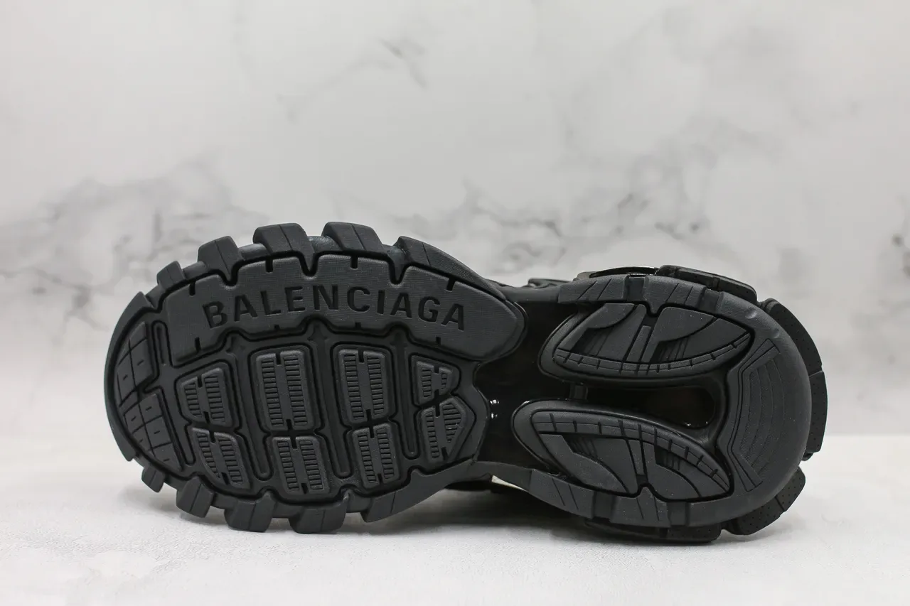 Balenciaga Runner Sneakers Chunky Noires Monochromes 10