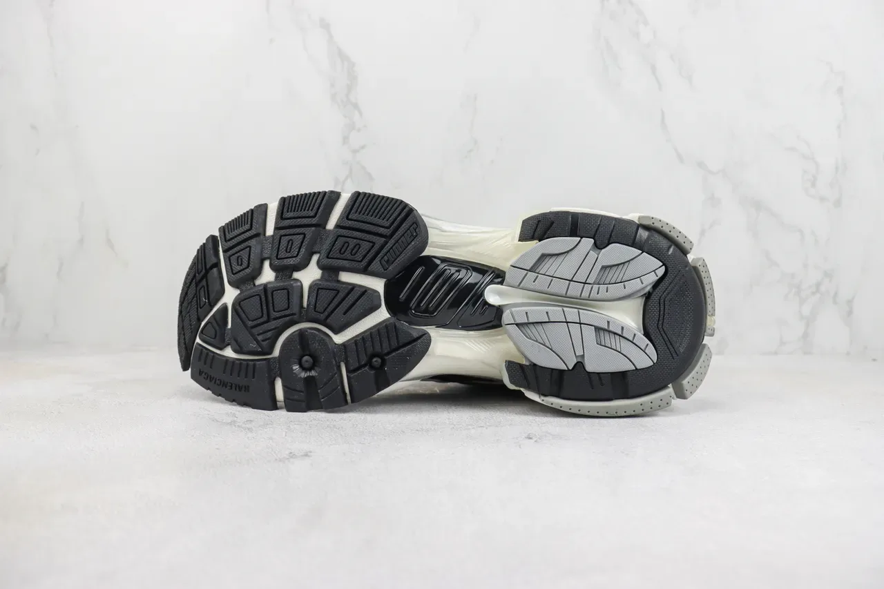 Balenciaga Runner Off-White Gray Black Chunky Sneakers 8