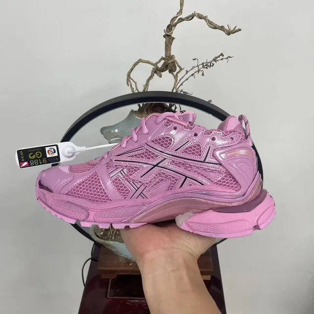 Balenciaga Runner حذاء रियासي سميك وردي 4