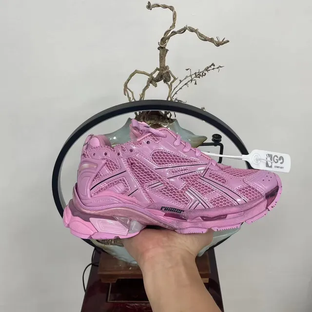 Balenciaga Runner حذاء रियासي سميك وردي 6