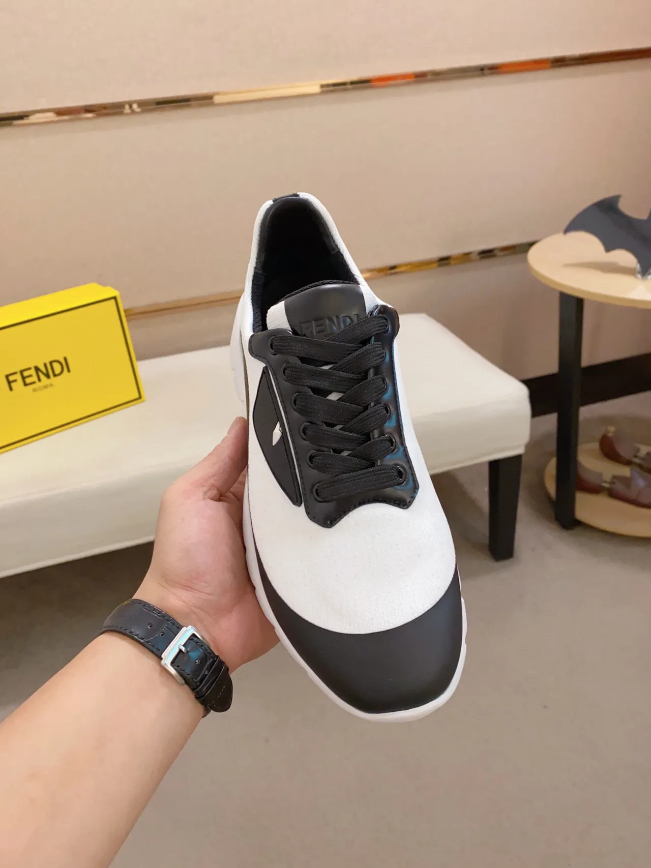 Balenciaga Runner White Black Chunky Sneakers 8