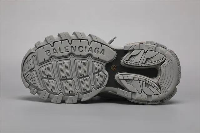 Balenciaga Track Sneaker أحذية رياضية رمادية أحادية اللون سميكة 6