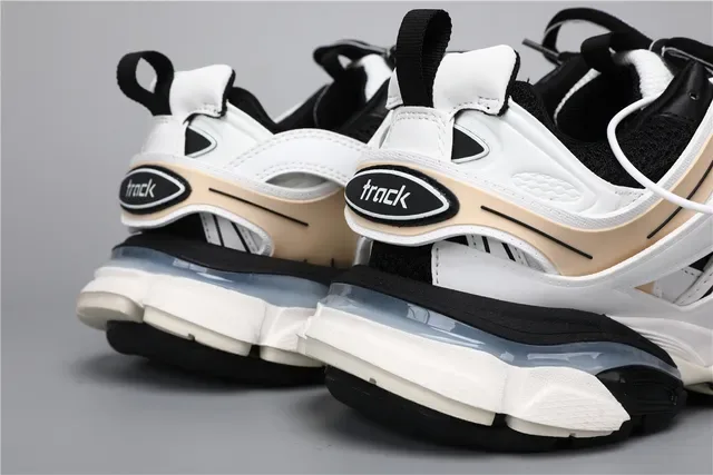 Balenciaga Track Sneaker أبيض أسود بيج حذاء أسلوب حياة 2
