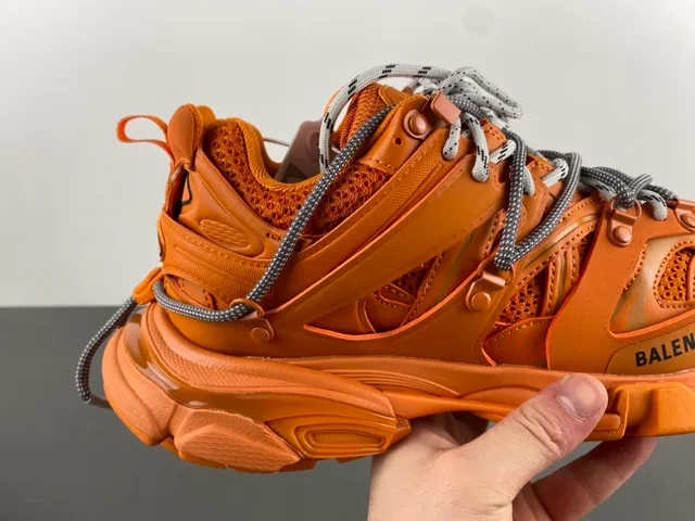 Balenciaga Track Trainer 橙色 chunky 运动鞋 3