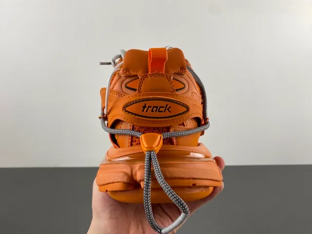 Balenciaga Track Trainer 橙色 chunky 运动鞋 4