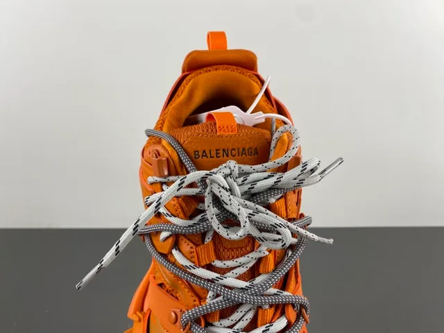 Balenciaga Track Trainer 橙色 chunky 运动鞋 6