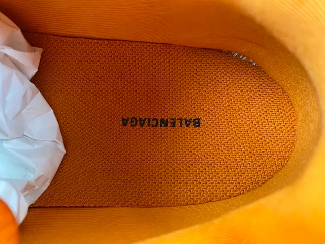 Balenciaga Track Trainer 橙色 chunky 运动鞋 7