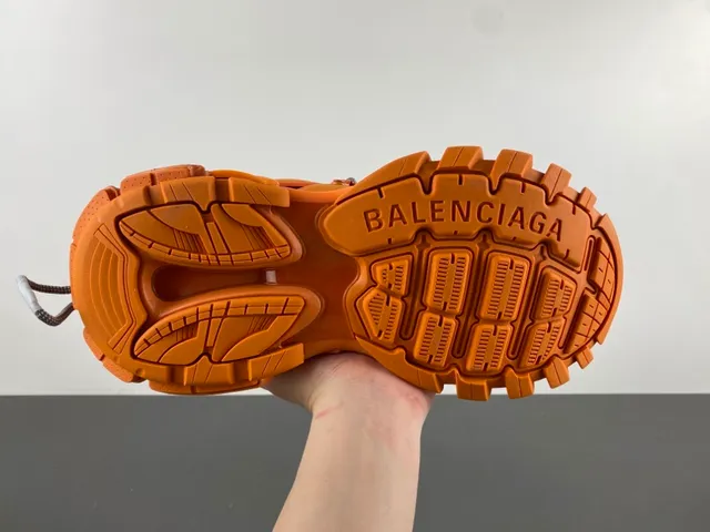 Balenciaga Track Trainer 橙色 chunky 运动鞋 9