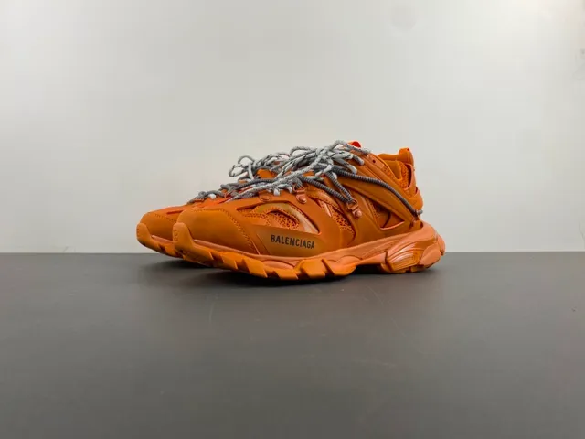 Balenciaga Track Trainer 橙色 chunky 运动鞋 10