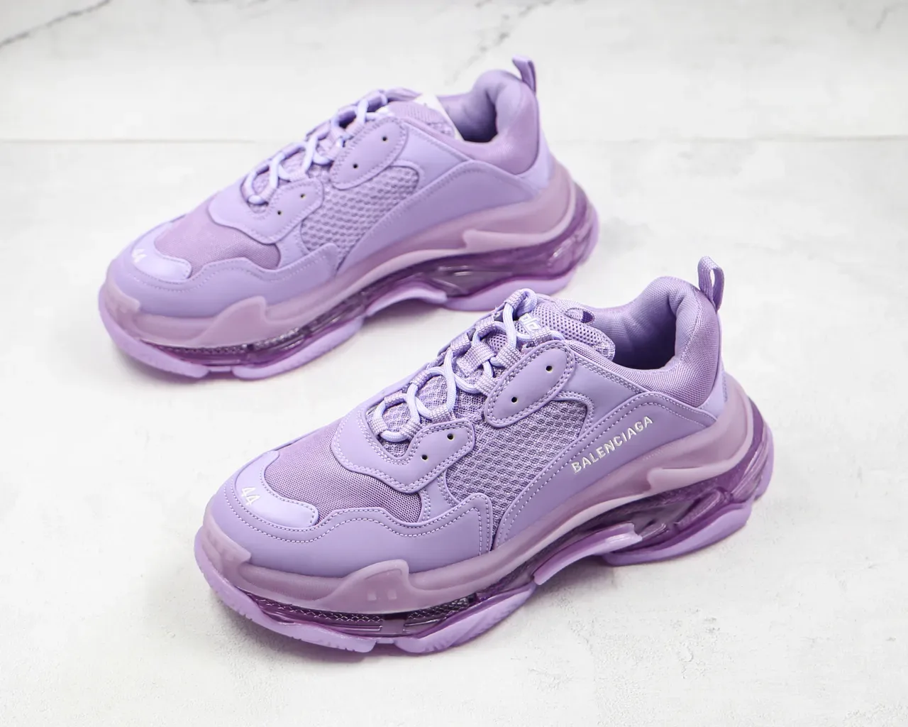 Balenciaga Triple S Lavanda Chunky Zapatillas 7