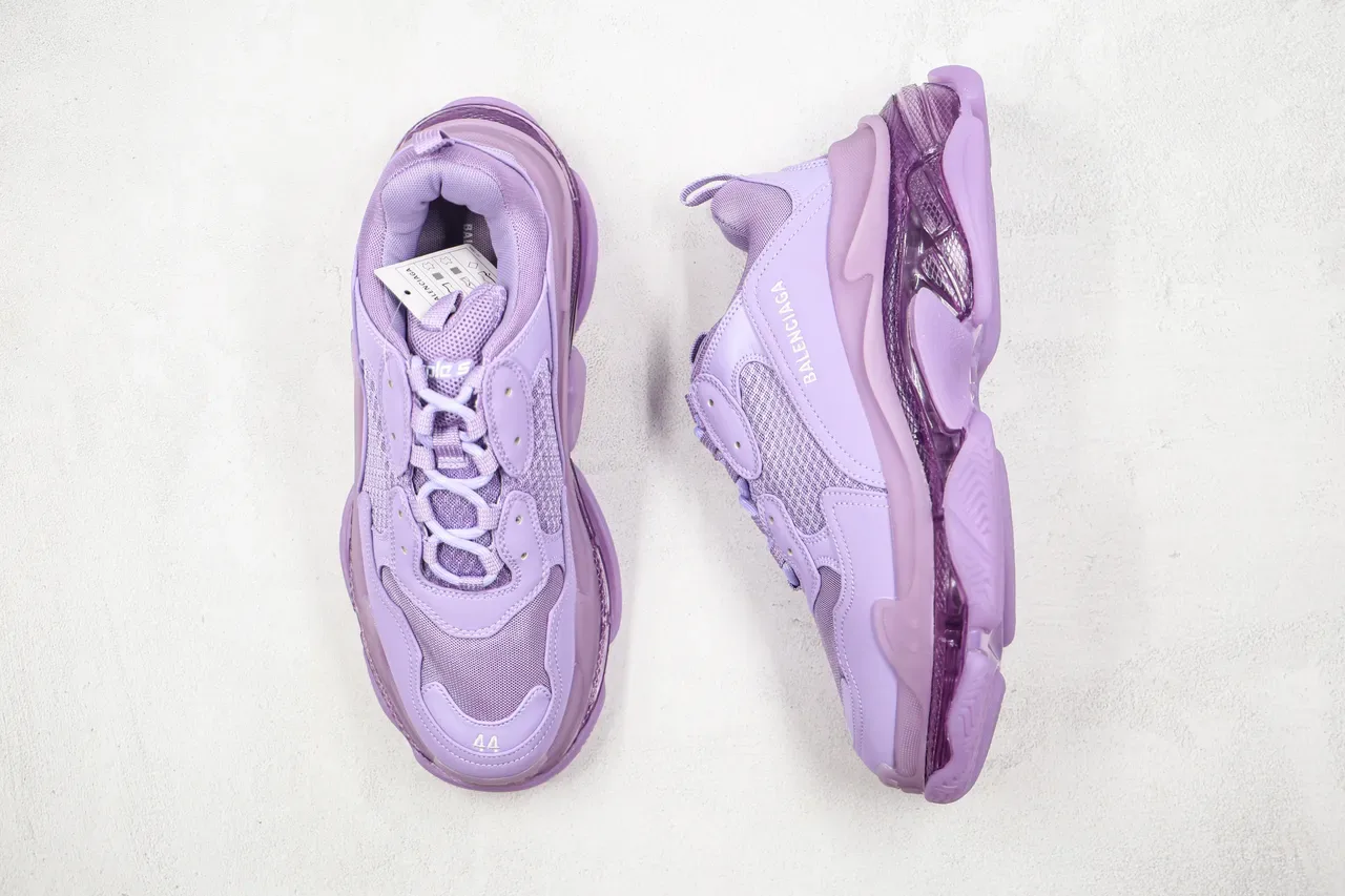 Balenciaga Triple S Lavanda Chunky Zapatillas 8