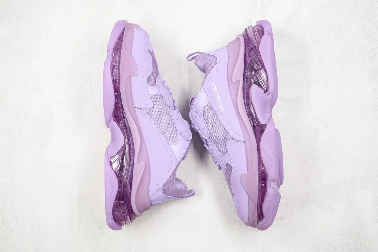 Balenciaga Triple S Lavanda Chunky Zapatillas 9