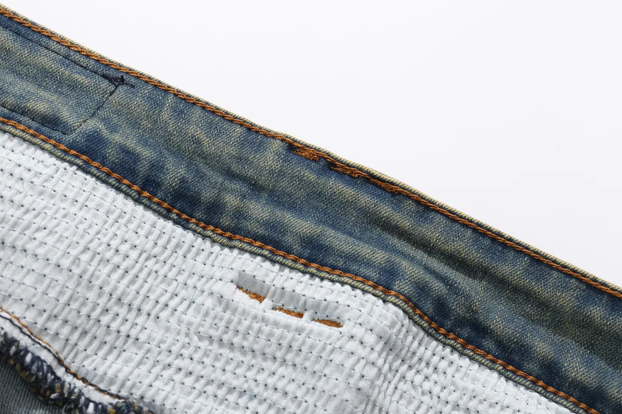 Balmain Bleu Beige usé lavage moyen denim à fermeture éclair poches avant shorts 8