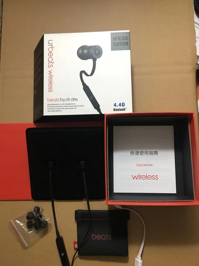 Beats urBeats² Wireless Black Red Neckband-Style Sports Earphones 9