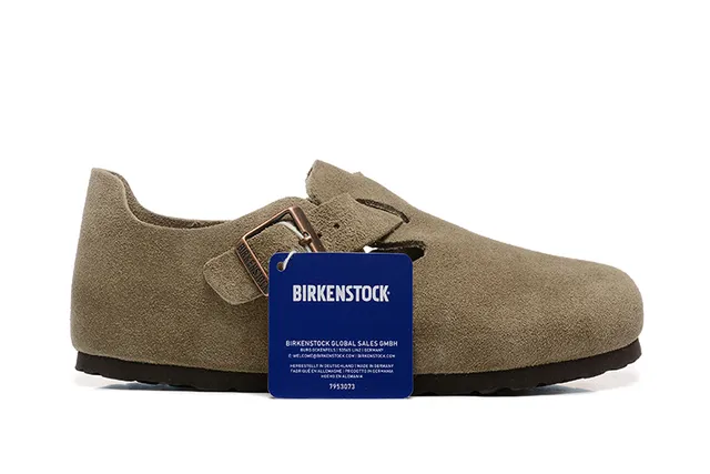 Birkenstock Arizona Ante Beige Marrón Superior Correa de Hebilla Única Zapatos Casuales 6