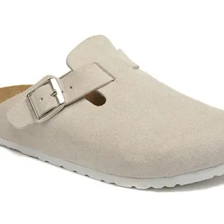 Birkenstock Arizona Beige Suede Clog