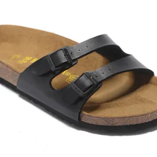 Birkenstock Arizona काले कैजुअल सैंडल