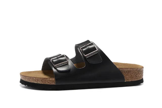 Birkenstock Arizona صندل كاجوال جلد أسود 2