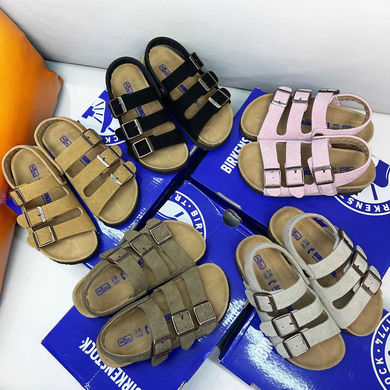 Birkenstock Arizona Deer Brown Sandálias Casuais 7