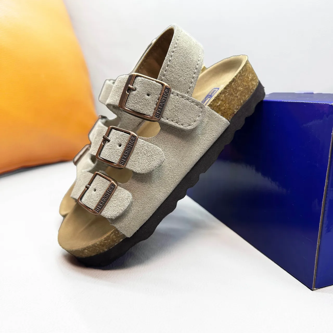 Birkenstock Arizona Deer Brown Sandálias Casuais 14