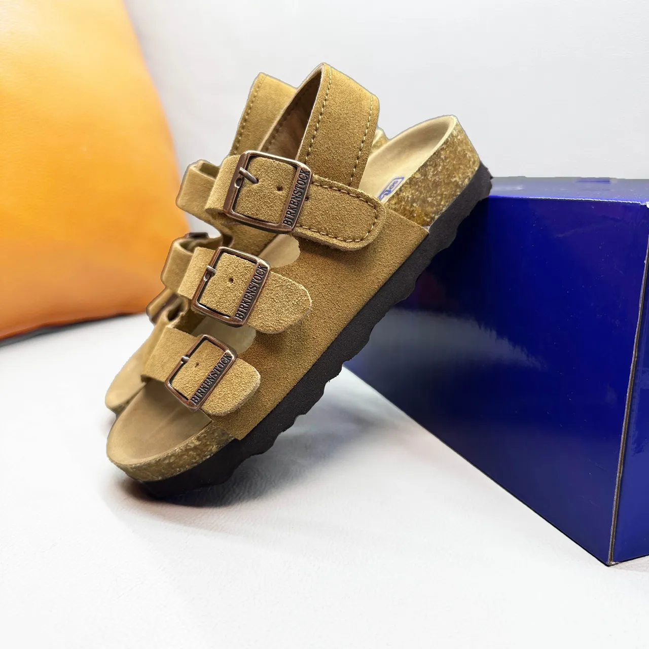 Birkenstock Arizona Deer Brown Sandálias Casuais 23