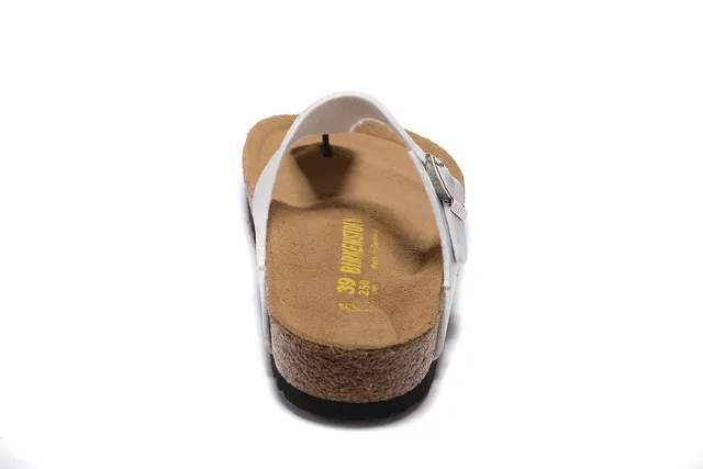 Birkenstock Arizona صندل كاجوال فضي معدني 3