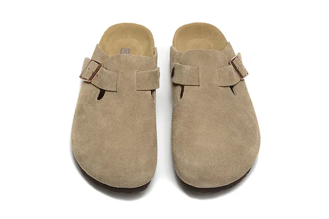Birkenstock Arizona Taupe Suede pantufla 3