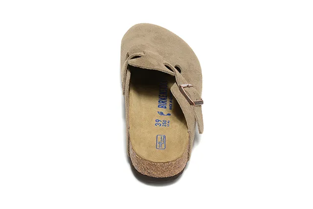 Birkenstock Arizona Taupe Suede pantufla 4