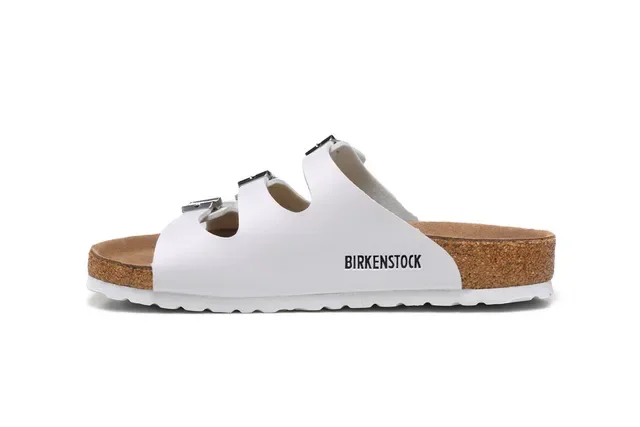 Birkenstock Arizona أبيض كاجوال صنادل 4