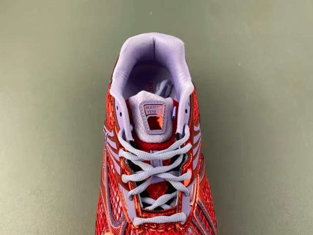 Bottega Veneta Cassette Metallic Red and Purple Lifestyle Sneakers 6