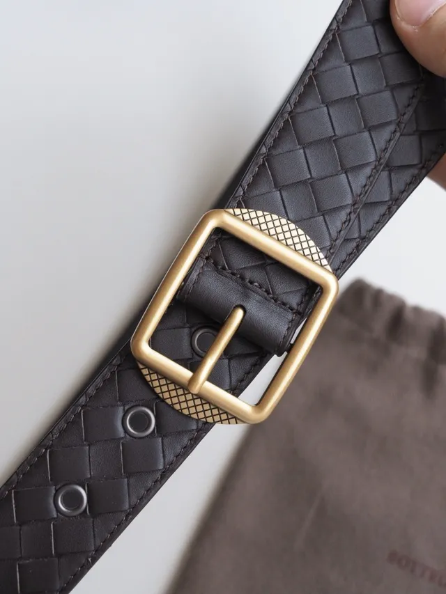Bottega Veneta Intrecciato Ceinture en cuir tissé 5
