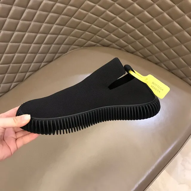 Bottega Veneta Sardine Black Knit Slip-On Loafers 4