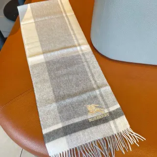 Burberry চেক প্লেইড ক্যাশমিয়ার স্কার্ফ
