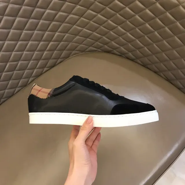 Burberry Knight Black et House Check sneakers lifestyle 6