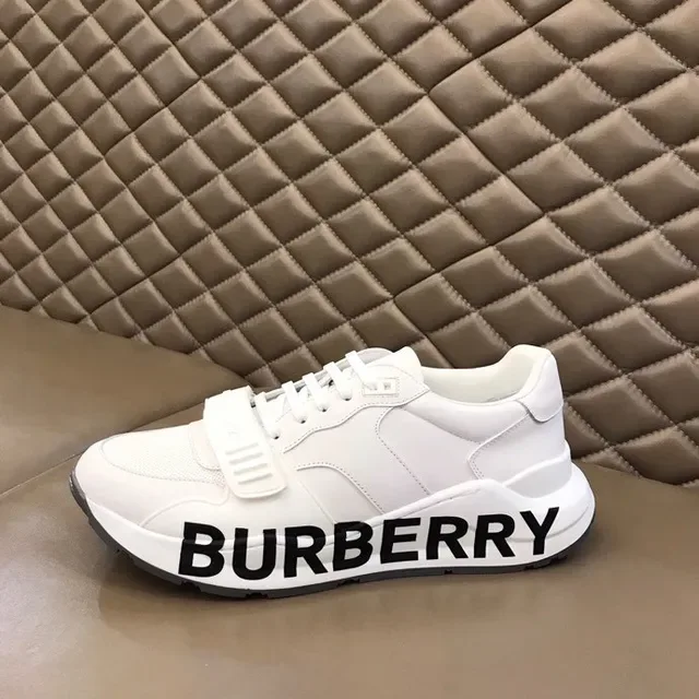 Burberry Knight White Logo Midsole Lifestyle Sneakers 2