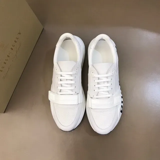 Burberry Knight White Logo Midsole Lifestyle Sneakers 4