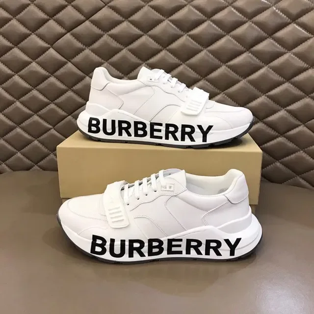 Burberry Knight White Logo Midsole Lifestyle Sneakers 6