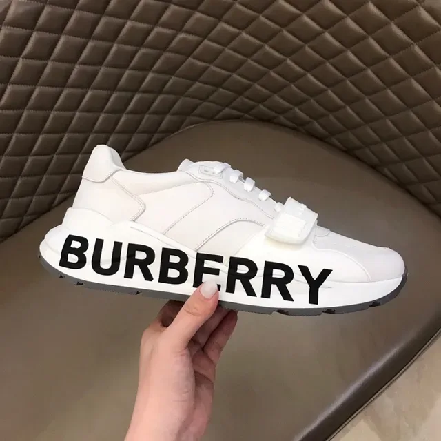 Burberry Knight White Logo Midsole Lifestyle Sneakers 7