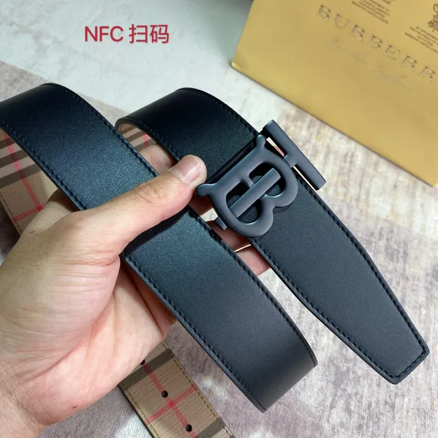 Burberry TB Monogram House Check Canvas cinto 3